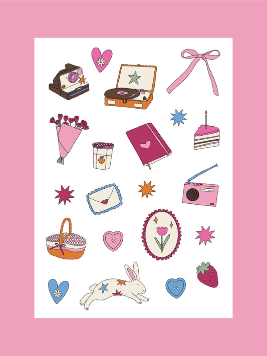 Cosy Things Stickersheet